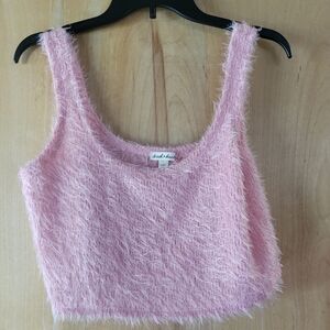 Derek heart cropped tank size large